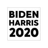 Biden Harris 2020 fett gedruckter Text Gummistempel (Prägung)