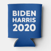 Biden Harris 2020: Fett gedruckter weißer Text zu Dosenkühler (Vorderseite)