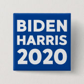 Biden Harris 2020: Fettdruck bei den blauen Wahlen Button (Vorderseite)