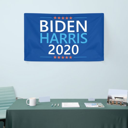 Biden Harris 2020 für Präsident Banner (Messeveranstaltung)