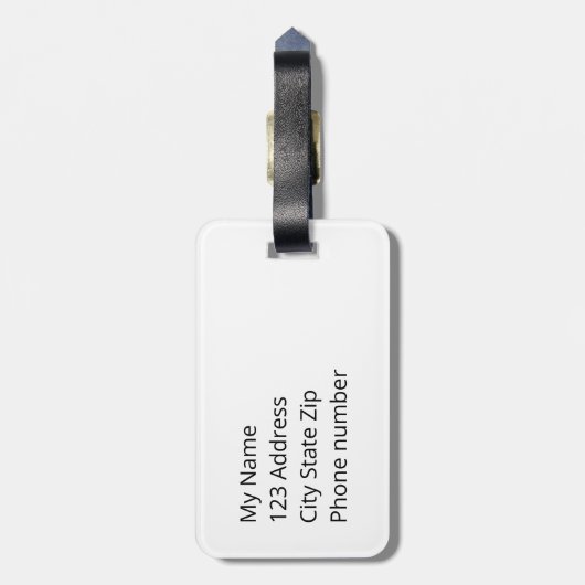 Biden Harris 2020 Gepäckanhänger (Rückseite vertikal)