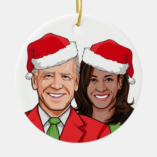 Biden Harris 2020 Holiday Keramik Ornament Obelisk (Vorne)