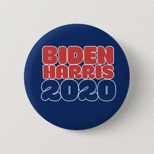 Biden Harris 2020 Joe Biden Kamala Harris Button (Vorderseite)