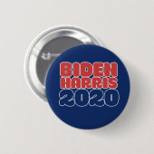 Biden Harris 2020 Joe Biden Kamala Harris Button (Vorne & Hinten)