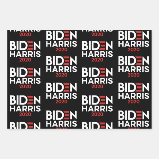 Biden Harris 2020 - Joe und Kamala Bold Geschenkpapier Set (Vorderseite 3)