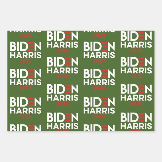 Biden Harris 2020 - Joe und Kamala Bold Geschenkpapier Set (Vorderseite 2)