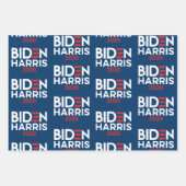 Biden Harris 2020 - Joe und Kamala Bold Geschenkpapier Set (Vorderseite)