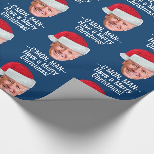 Biden Harris 2020 - Joe Weihnachtsmannmütze - C'mo Geschenkpapier (Ecke)