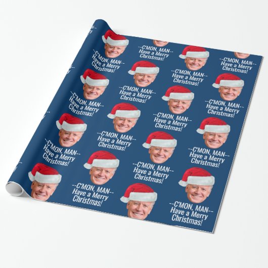 Biden Harris 2020 - Joe Weihnachtsmannmütze - C'mo Geschenkpapier (Ungerollt)