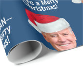 Biden Harris 2020 - Joe Weihnachtsmannmütze - C'mo Geschenkpapier (Rolleneckpunkt)