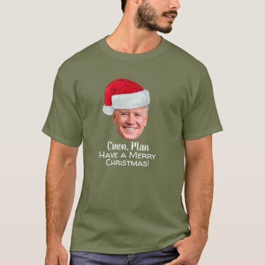 Biden Harris 2020 - Joe Weihnachtsmannmütze - C'mo T-Shirt (Vorderseite)