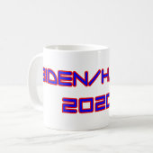 Biden/Harris 2020 Kaffeetasse (Vorderseite Links)