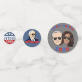 Biden Harris 2020 Kampagne American Election Party Konfetti (Vorderseiten)