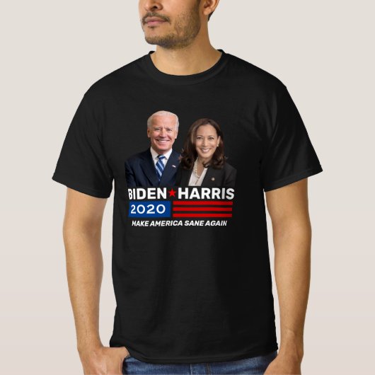 Biden Harris 2020 Kampagne Dark Kundgebung T - Shi T-Shirt (Vorderseite)
