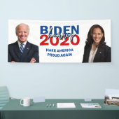 Biden Harris 2020 Kampagne Kundgebung Foto Banner (Messe)