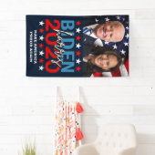 Biden Harris 2020 Kampagne Patriotisches Foto Banner (Insitu)