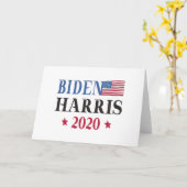 Biden Harris 2020 Karte (Gelbe Blume)