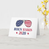 Biden Harris 2020 Karte (Gelbe Blume)