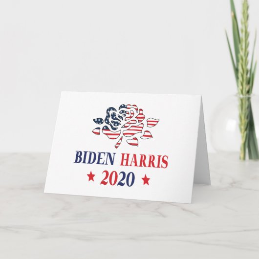 Biden Harris 2020 Karte (Vorderseite)