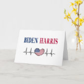 Biden Harris 2020 Karte (Gelbe Blume)