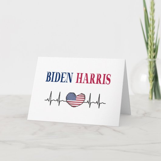 Biden Harris 2020 Karte (Vorderseite)