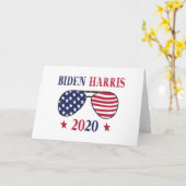 Biden Harris 2020 Karte (Gelbe Blume)