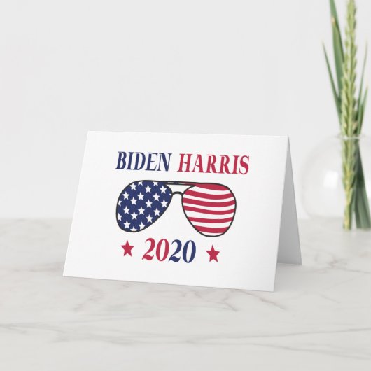 Biden Harris 2020 Karte (Vorderseite)