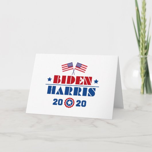 Biden Harris 2020 Karte (Vorderseite)