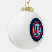 Biden Harris 2020 Keramik Kugel-Ornament (Links)