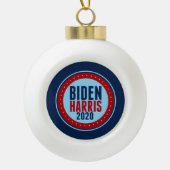 Biden Harris 2020 Keramik Kugel-Ornament (Vorderseite)