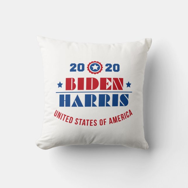 Biden Harris 2020 Kissen (Vorderseite)