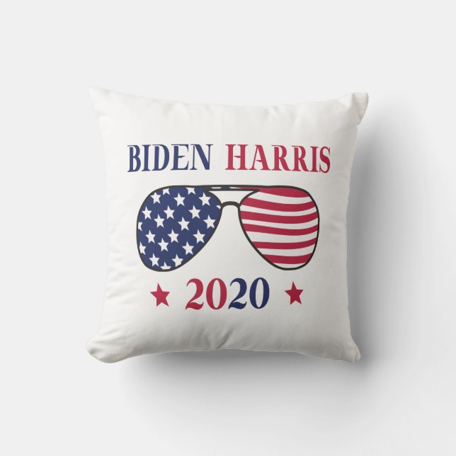 Biden Harris 2020 Kissen (Vorderseite)