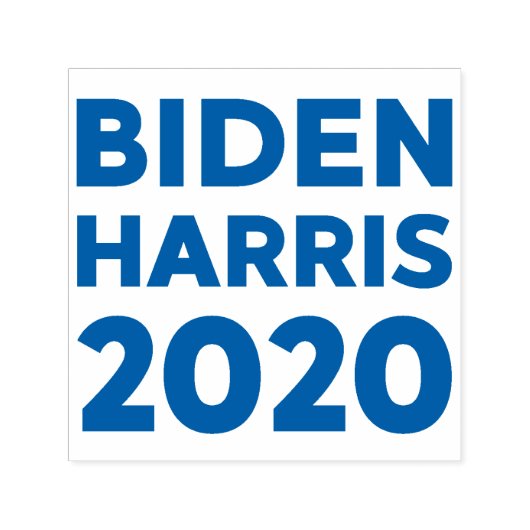 Biden Harris 2020: kühne Textwahl Permastempel (Design)