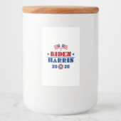Biden Harris 2020 Lebensmitteletikett (Vorderseite)