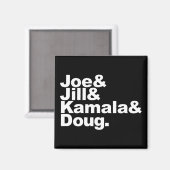 Biden Harris 2020 Magnet (Vorderseite/Rückseite)