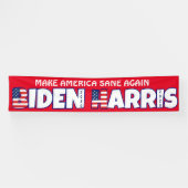 Biden Harris 2020 MAKE AMERICA SANE WIEDER Banner (Horizontal)