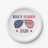 Biden Harris 2020 Pappteller (Vorderseite)