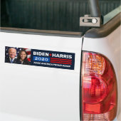 Biden Harris 2020 Patriotic Foto Custom Campaign Autoaufkleber (Auf Lkw)