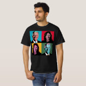 BIDEN HARRIS 2020 Pop Art T-Shirt (Vorne ganz)