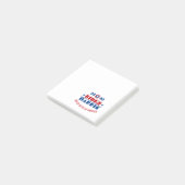 Biden Harris 2020 Post-it Klebezettel (angewinkelt)