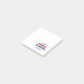 Biden Harris 2020 Post-it Klebezettel (angewinkelt)