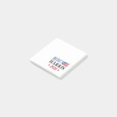 Biden Harris 2020 Post-it Klebezettel (angewinkelt)