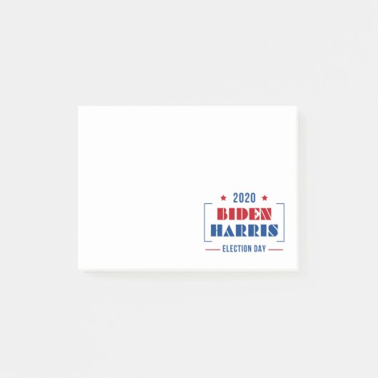 Biden Harris 2020 Post-it Klebezettel (Vorderseite)