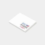 Biden Harris 2020 Post-it Klebezettel (angewinkelt)