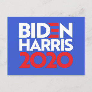BIDEN HARRIS 2020 POSTKARTE