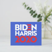 BIDEN HARRIS 2020 POSTKARTE (Stehend Vorderseite)