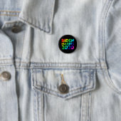 Biden Harris 2020 - Pride rainbow color letters Button (Beispiel)