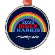 Biden Harris 2020 Rainbow Custom Christmas