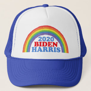 Biden Harris 2020 Rainbow Truckerkappe