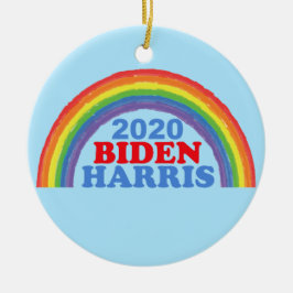 Biden Harris 2020 Rainbow Weihnachten Keramik Ornament